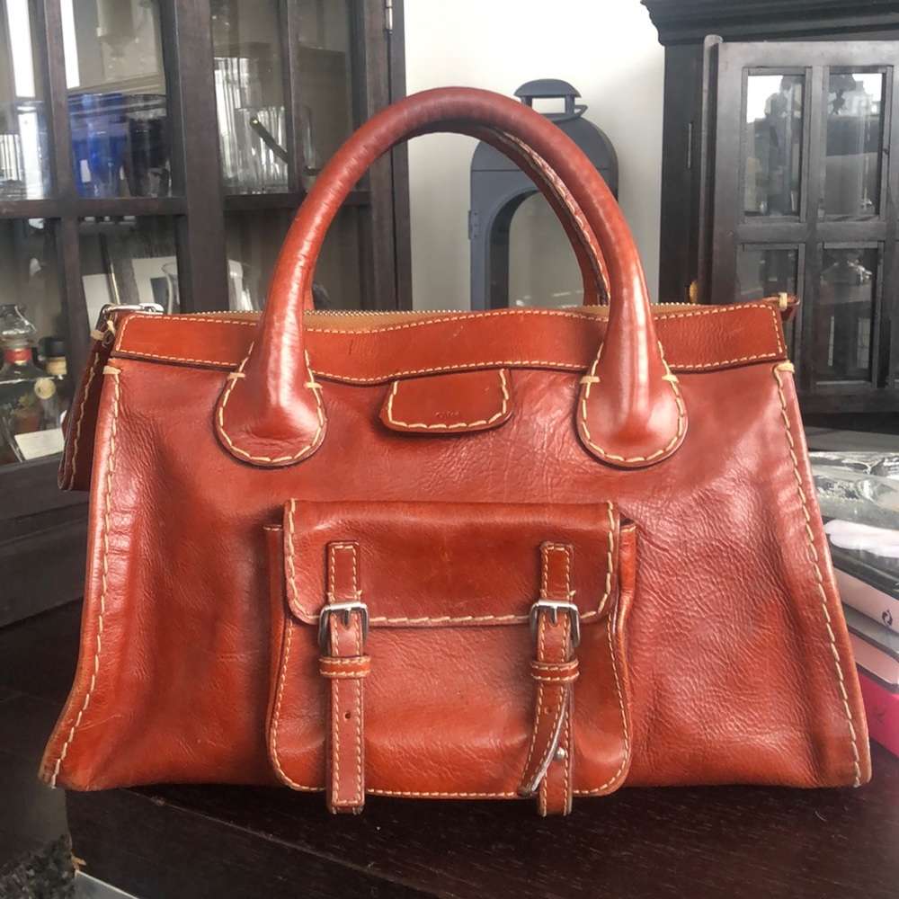Vintage Chloe brown leather purse